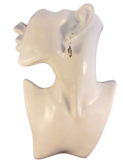 Preview: Männerkopf Ohrringe Vintage Optik man heat